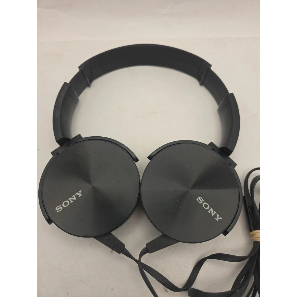 Sony MDR-XB450 Head Phones Over Ear Black - Tested Works
